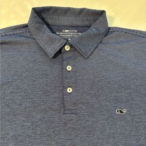 Vineyard Vines Performance St. Jean Stripe Sankaty Polo